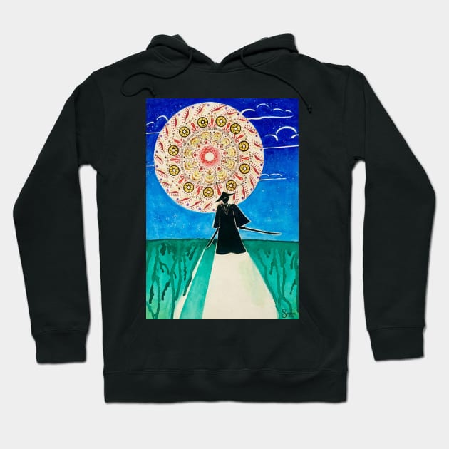 Samurai Path Illustration Hoodie by SStormes